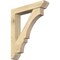 Ekena Millwork Balboa Slat Rough Sawn Bracket w/ Offset Brace, Douglas Fir, 6"W x 30"D x 36"H BKT0604X30X36BOA06RDF - alternate 1